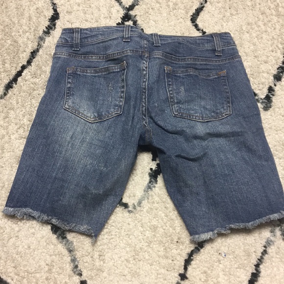 Long Denim Shorts - Picture 2 of 3